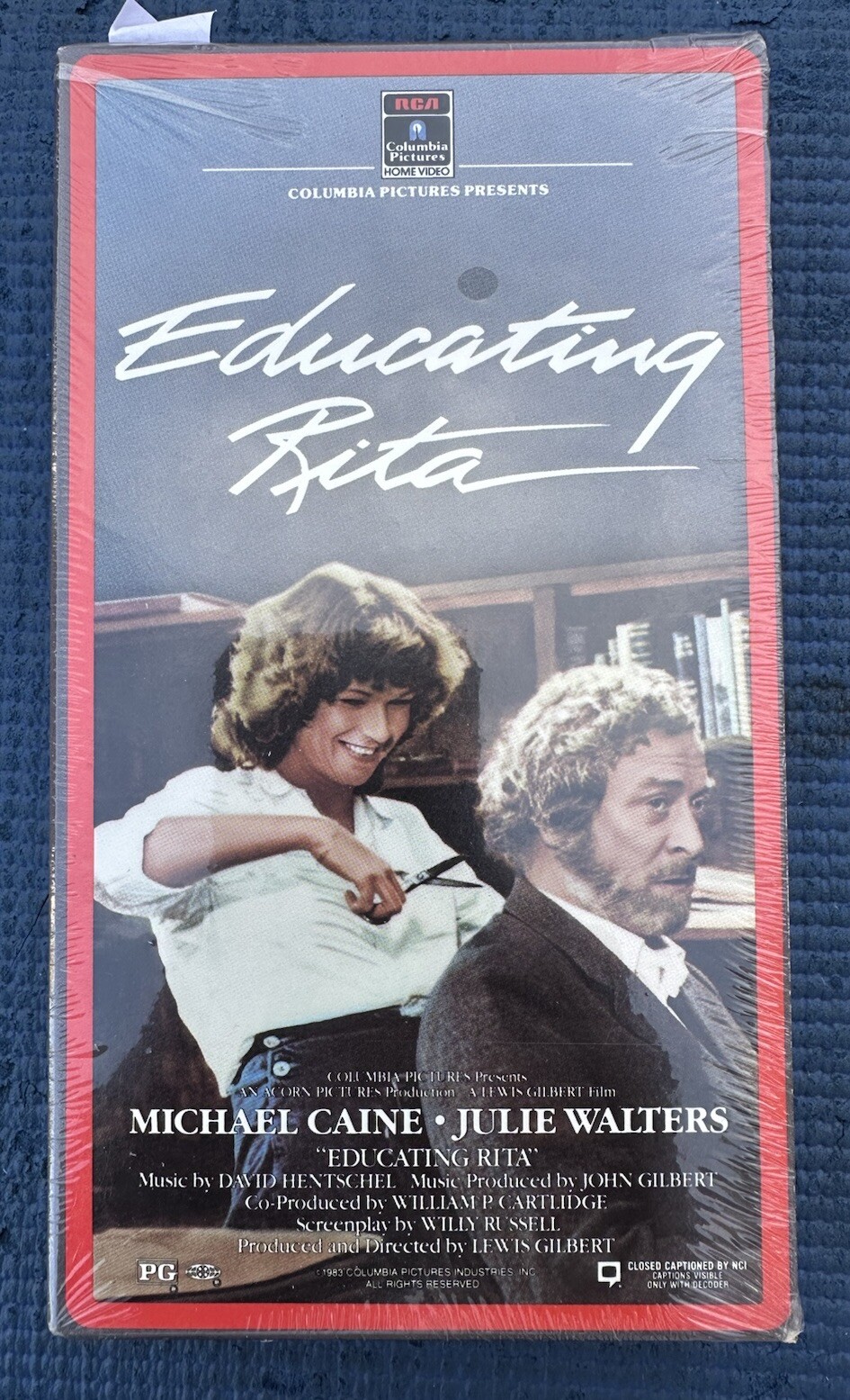 Educating Rita (VHS, 1983) Michael Caine, Julie Walters, Lewis Gilbert ~ Sealed