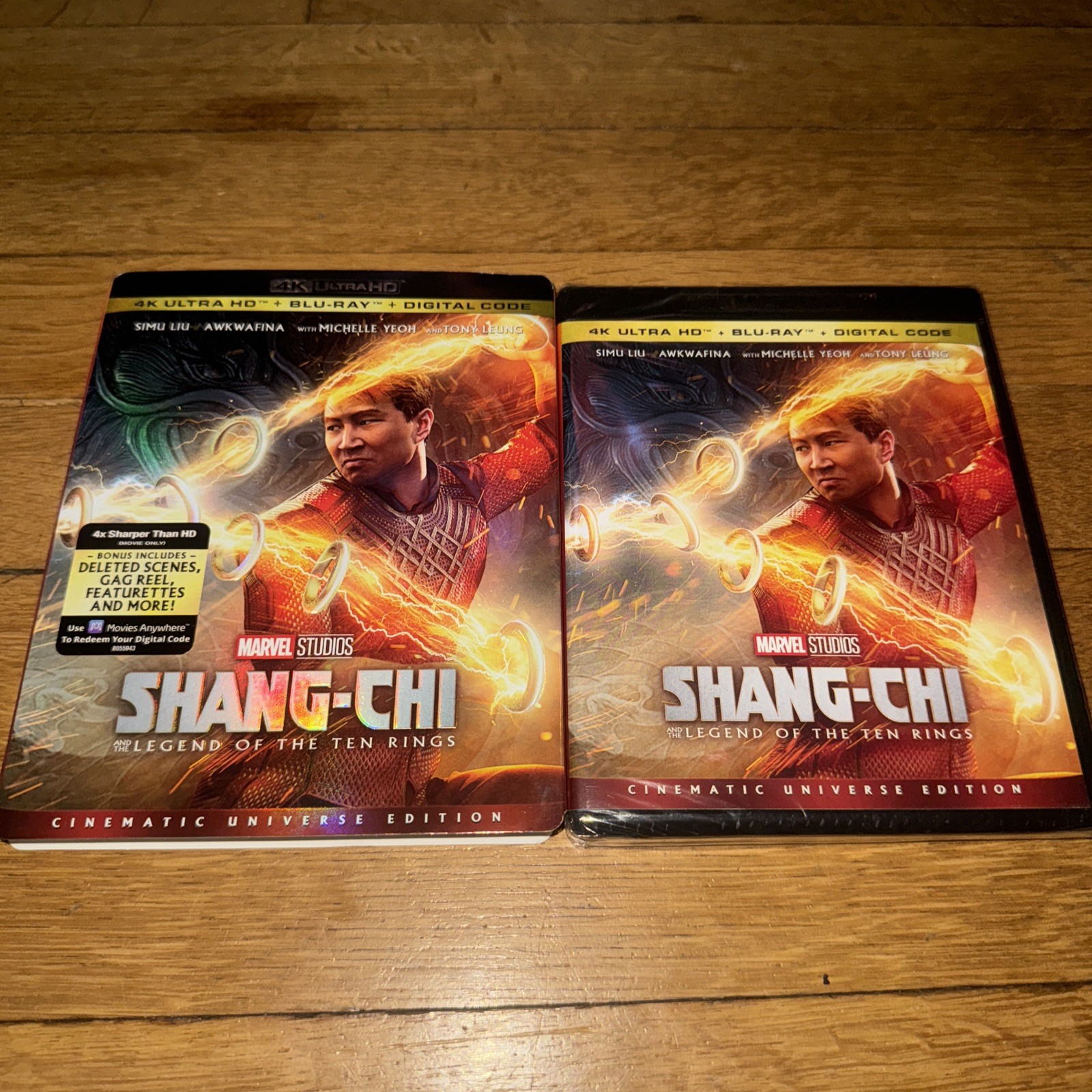 Shang-Chi and the Legend of the Ten Rings (4K+Blu-ray)w/Slipcover-NEW-Free S&H!
