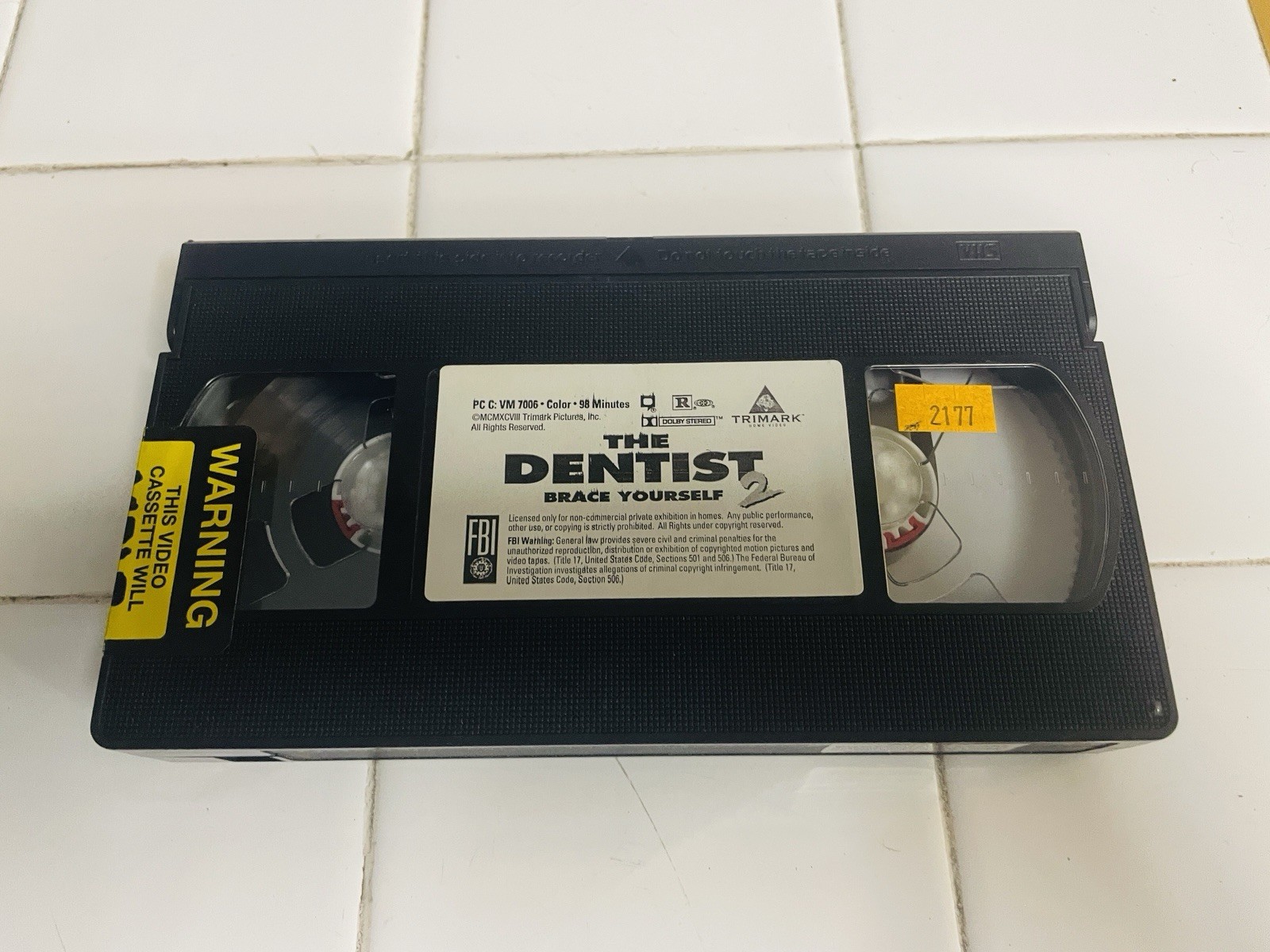 The Dentist 2: Brace Yourself (VHS 1999) RARE screener Promo Horror *B2G1 FREE*