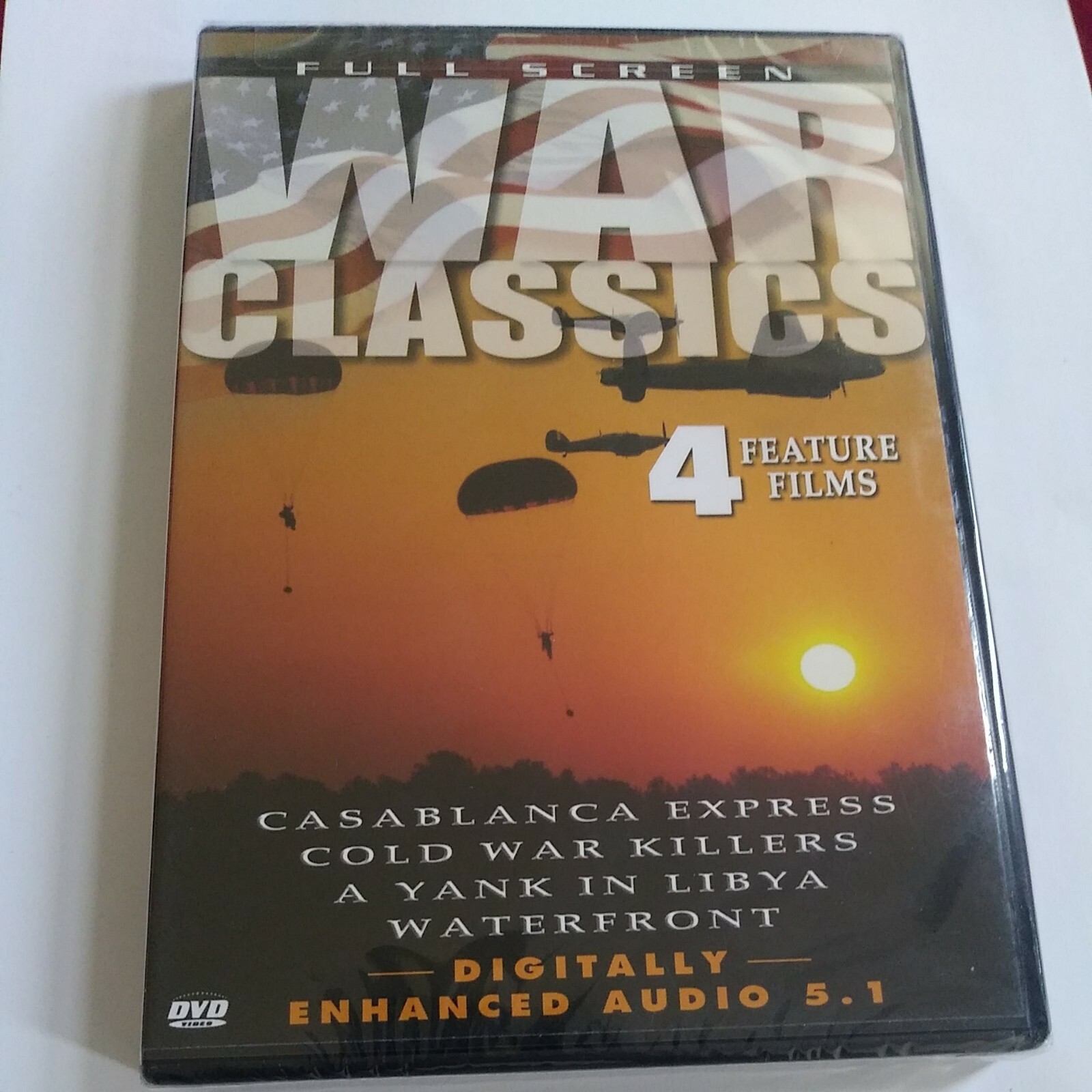 War Classics – Vol. 1: 4 Feature Films (DVD, 2003) Casablanca Express Waterfront