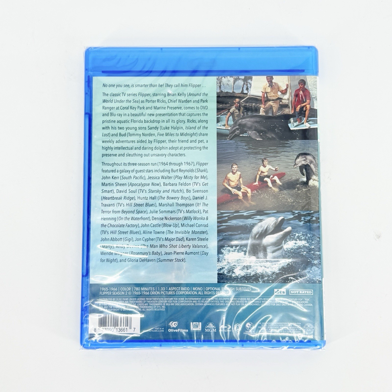Flipper The Complete Second Season Blu-ray 2-Disc Set New Factory Sealed TVG