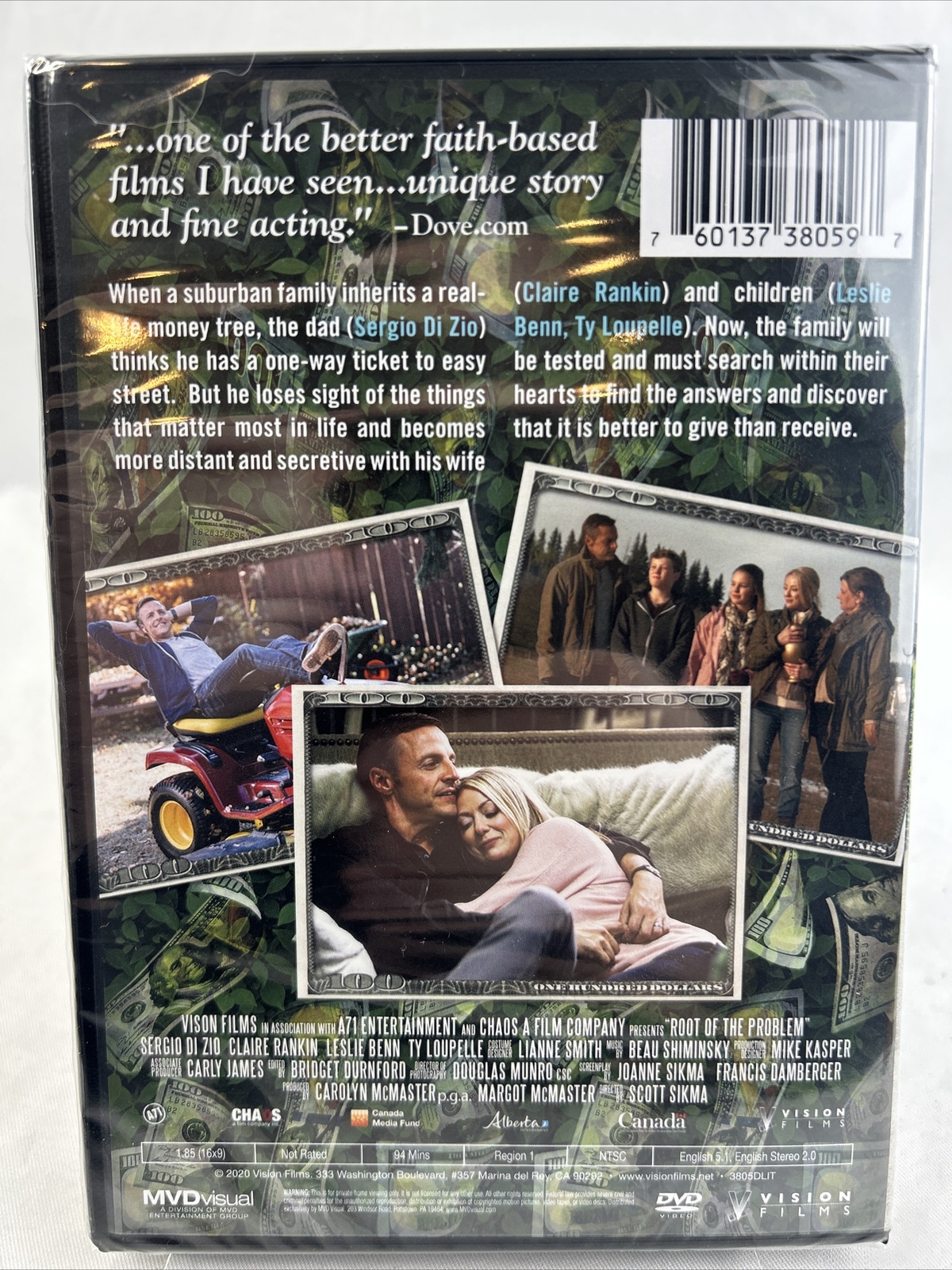 ROOT OF THE PROBLEM (DVD, 2019) Vision Films Faith Based Drama NIB NEW SEALED
