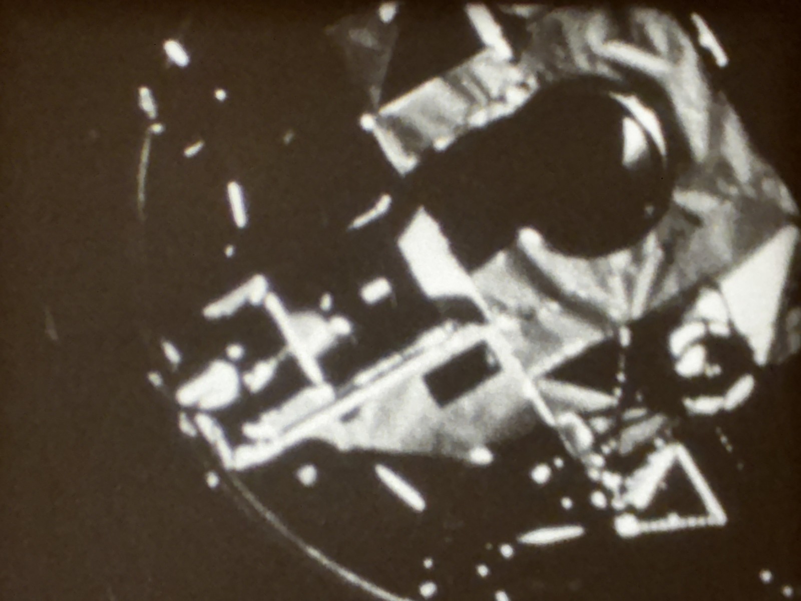 Regular 8mm B&W Sound APOLLO 11 MAN ON THE MOON – 2 copies -home recorded audios