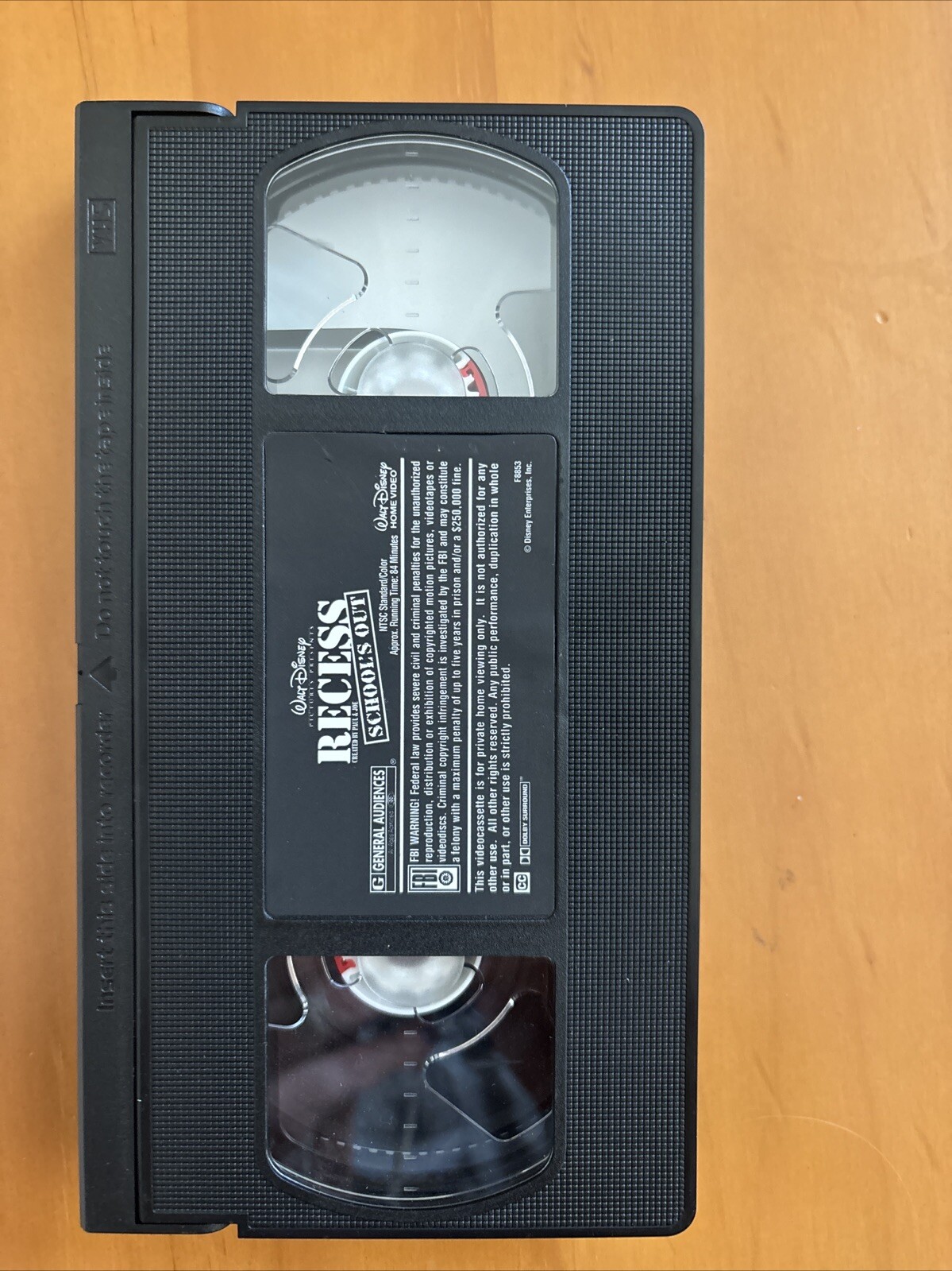 Recess: School’s Out VHS Disney Clamshell *