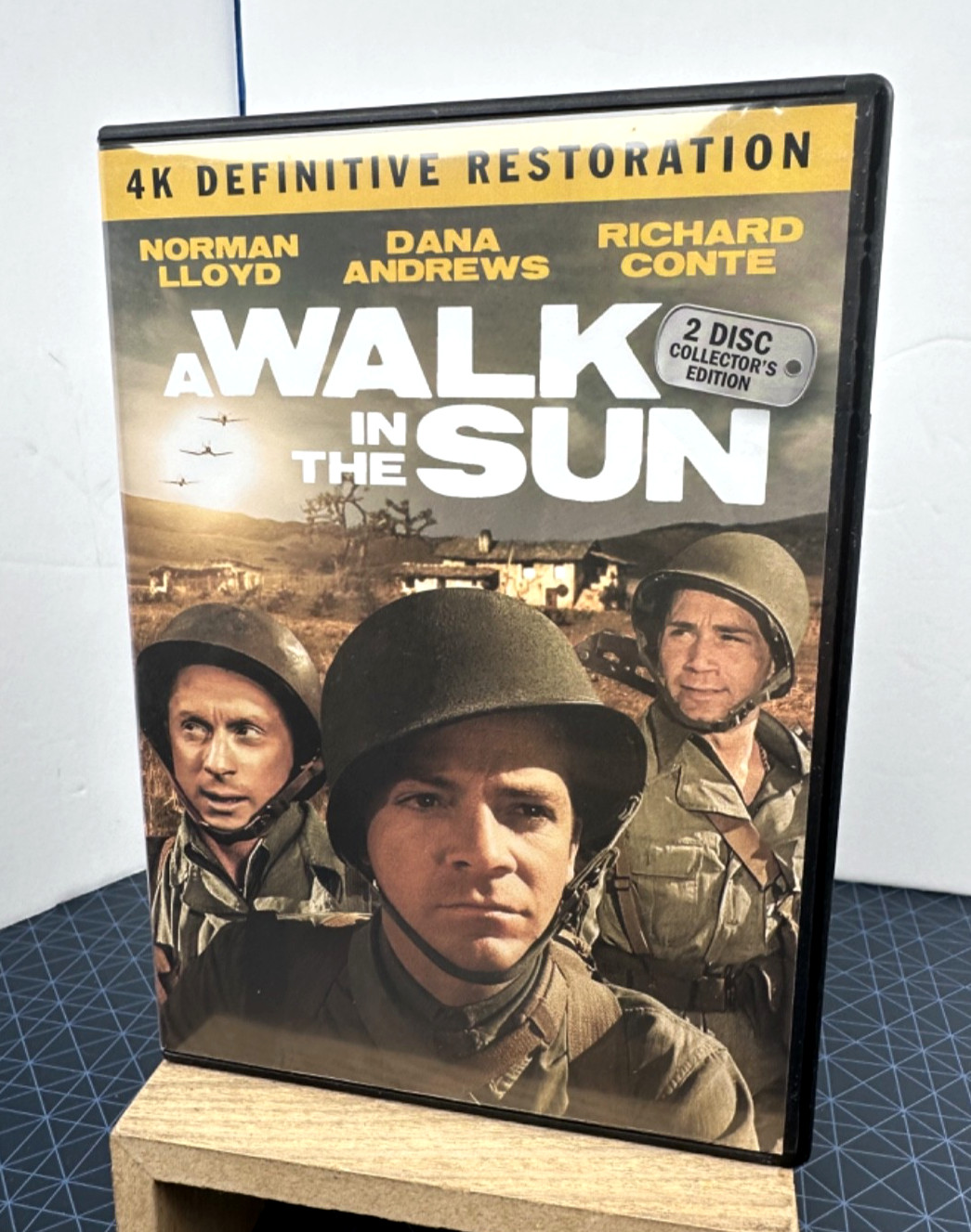 A Walk In The Sun: 4K The Definitive Restoration (2-Disc DVD Set, 1945, MVD)
