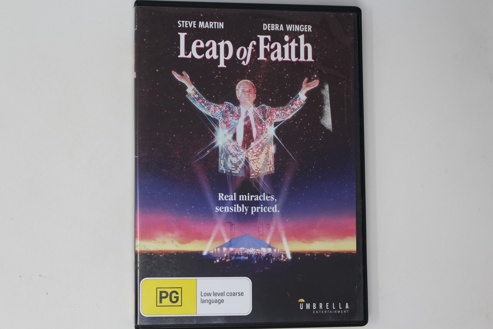 Leap of Faith DVD Steve Martin Debra Winger Umbrella Entertainment R4