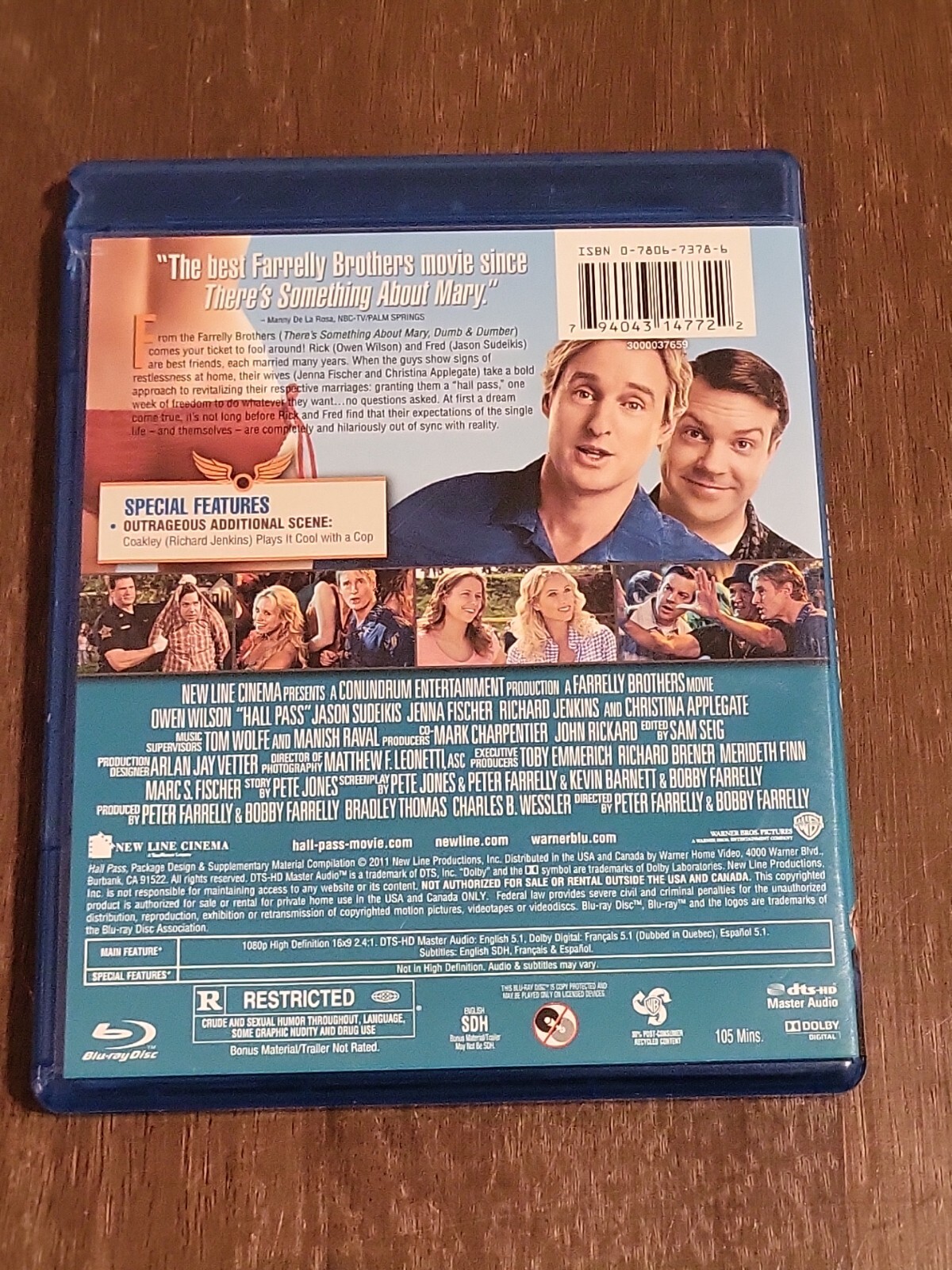 Hall Pass (Blu-ray, 2011)