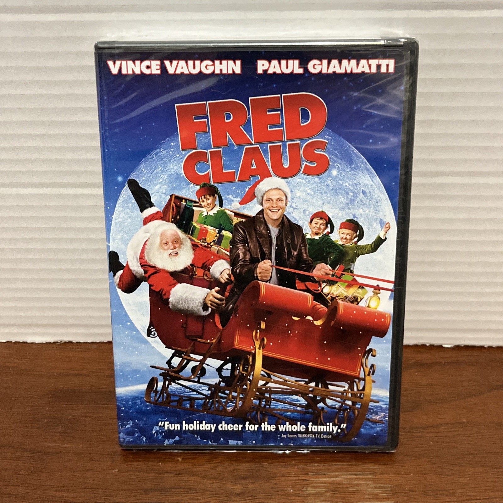 Fred Claus (DVD, 2008) Vince Vaughn Paul Giamatti NEW Sealed – Christmas Comedy