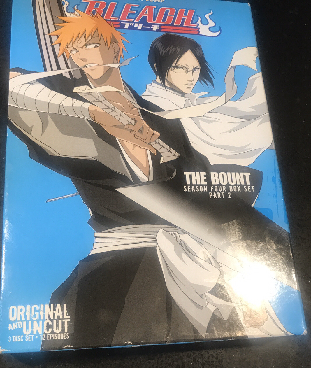 SHIPS SAME DAY Bleach Uncut Box Set: Season 4, Part 2 The Bount (DVD) Rare Anime