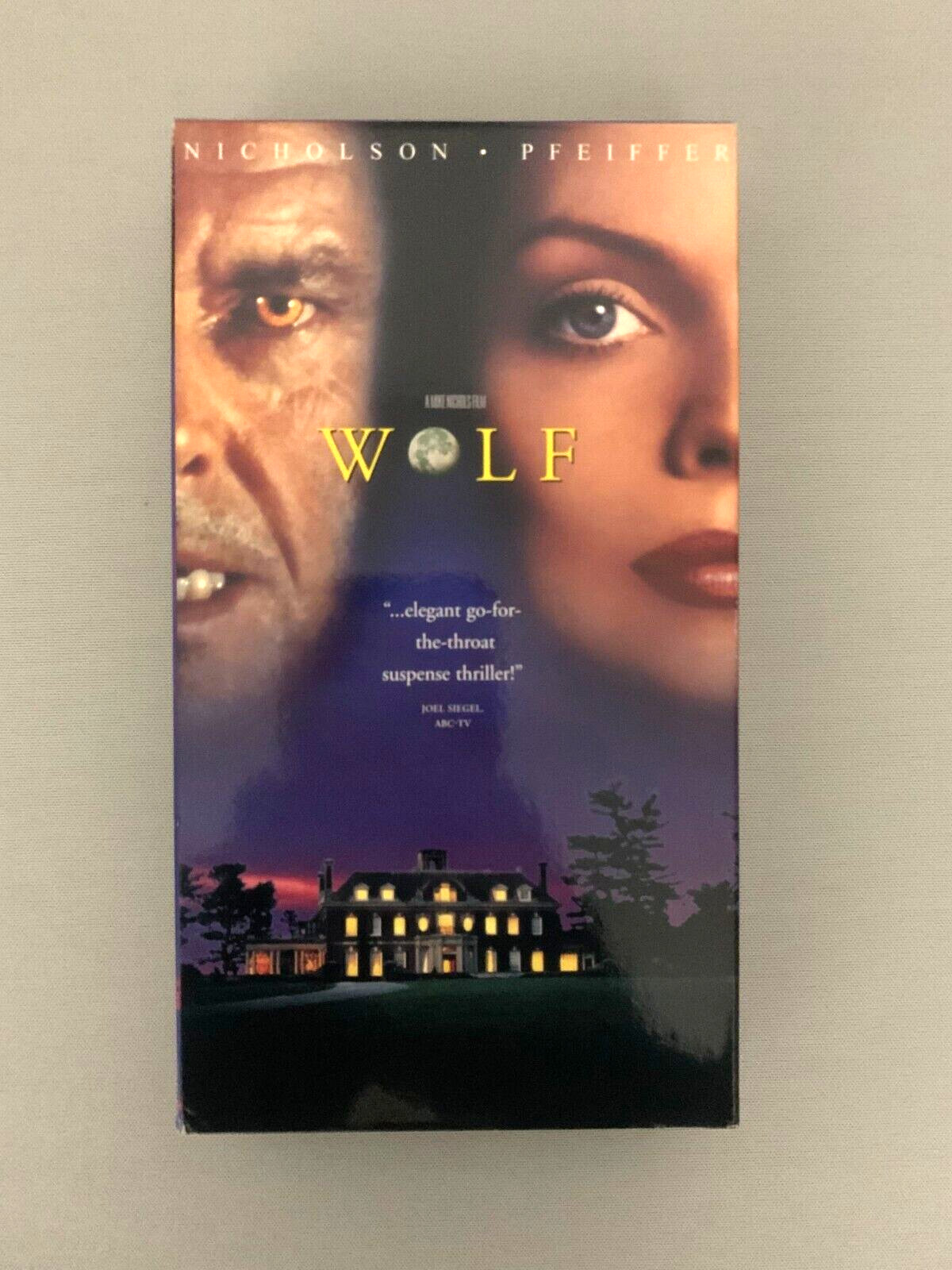 (VHS, 1995) Wolf – Collectible/Display Quality