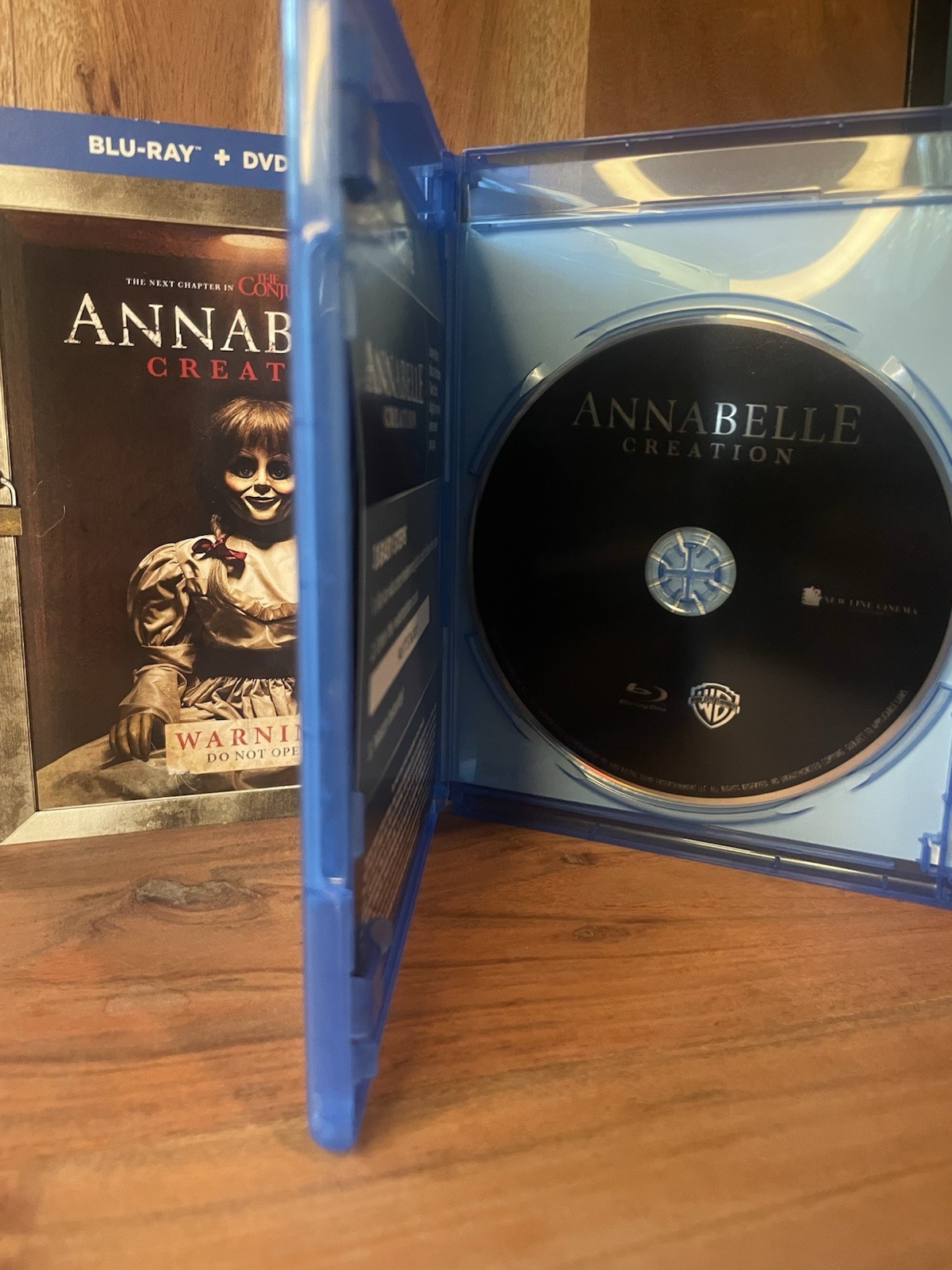 Annabelle: Creation (Blu-ray,DVD,Digital 2017) With Slipcover