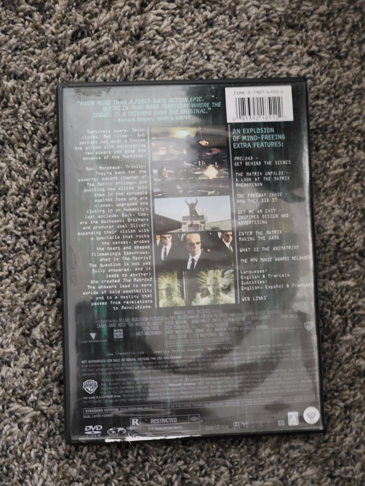 The Matrix Reloaded (DVD, 2003)