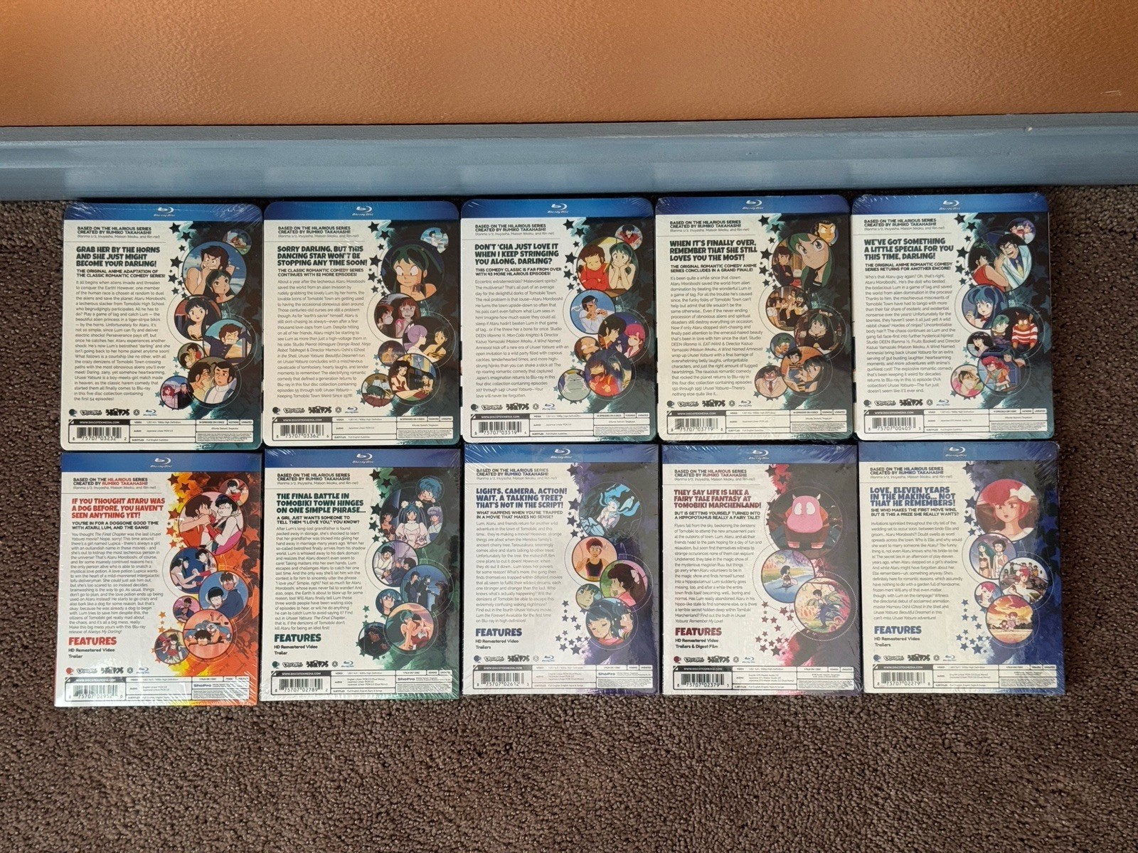 Urusei Yatsura Series 1, 2, 3, 4, OVA + Movies 1, 3, 4, 5, 6 Blu-ray New Sealed
