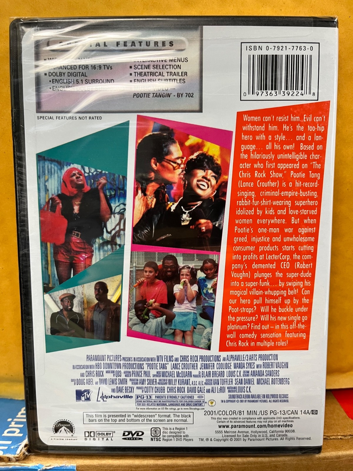 Pootie Tang [DVD] Widescreen Collection, MTV Films,, Region 1