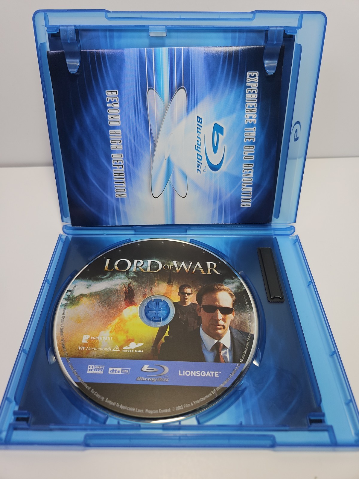 Lord of War (Blu-ray, 2005) Nicolas Cage, Ethan Hawke, Ian Holm, Jared Leto