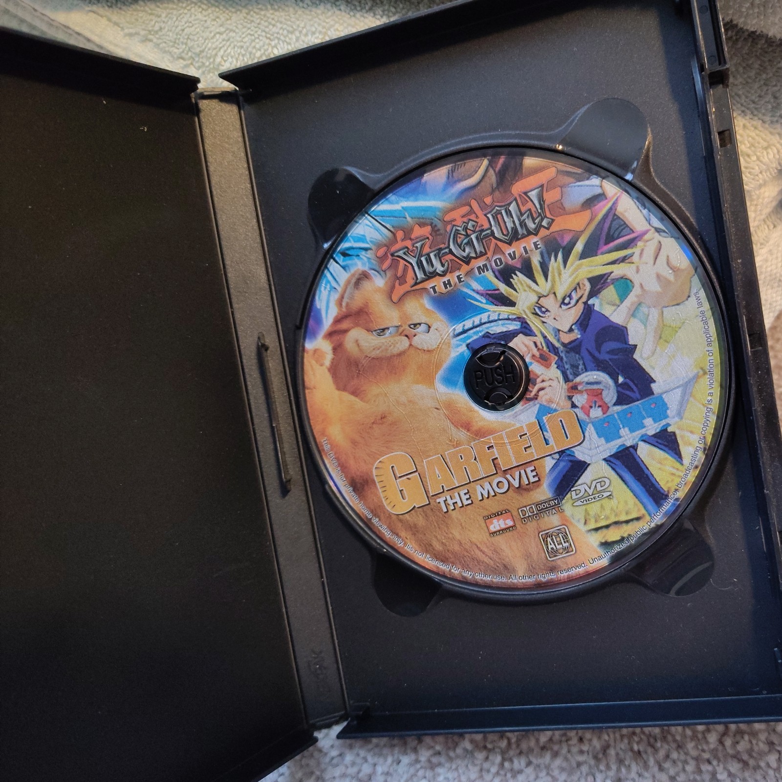 Yu-Gi-Oh! The Movie / Garfield The Movie Combo Pack DVD