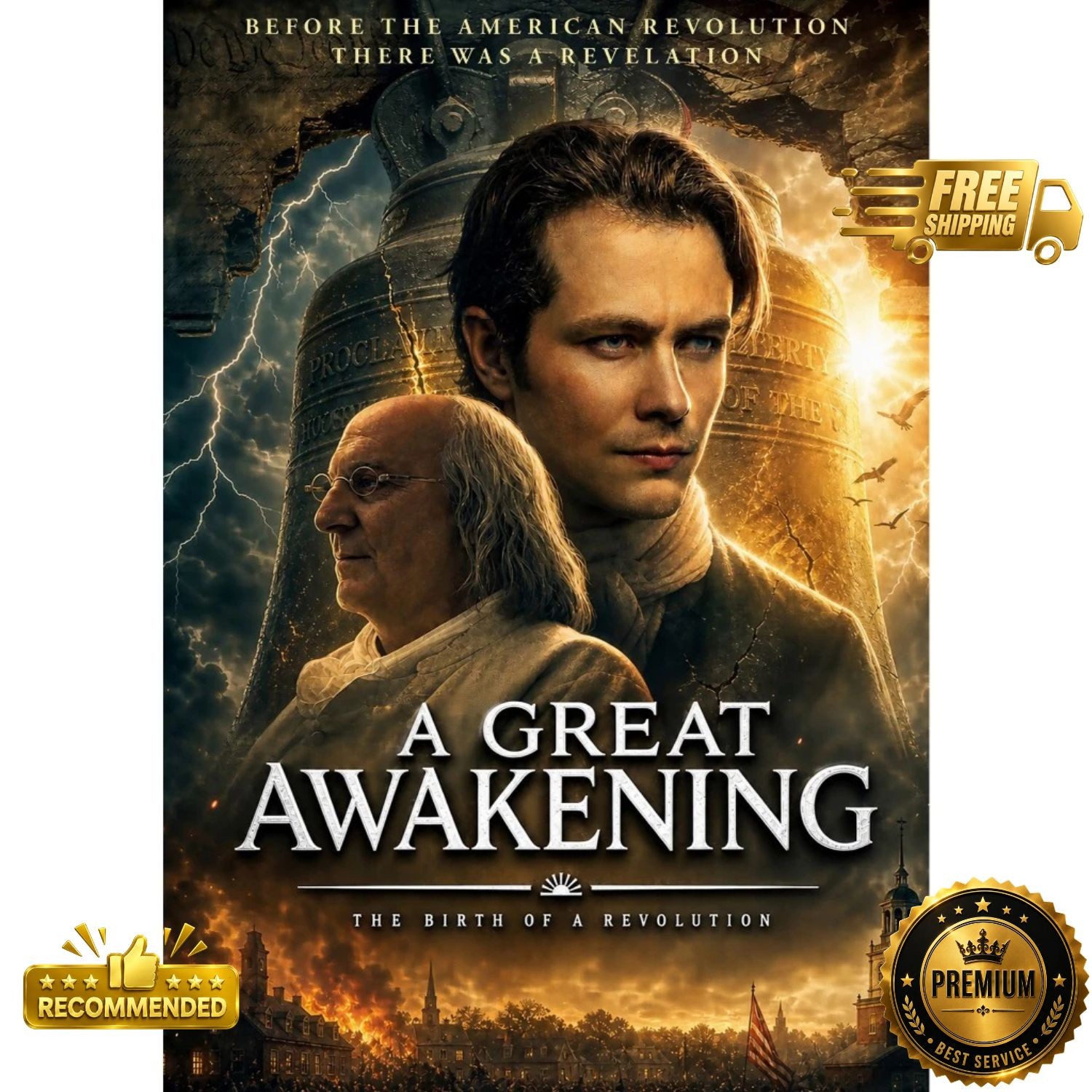 A Great Awakening DVD 2026 Historical/Faith/Complete English Movie Free Shipping