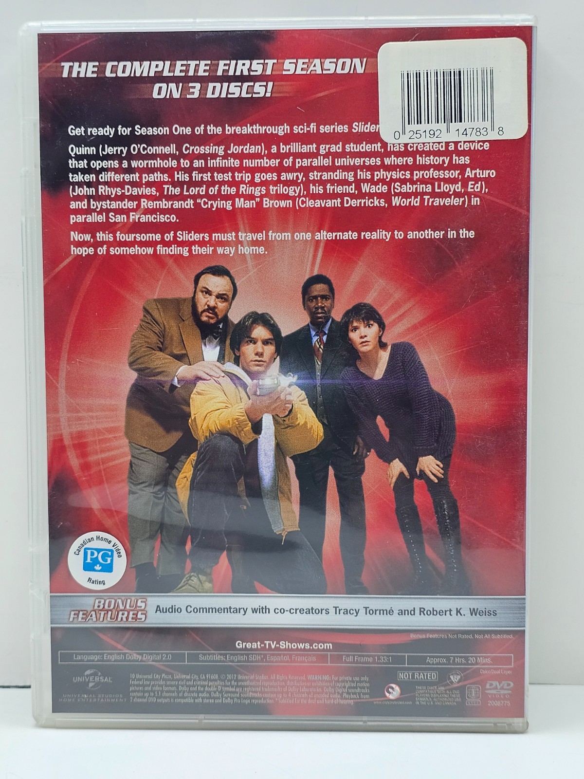 Sliders The First Season DVD