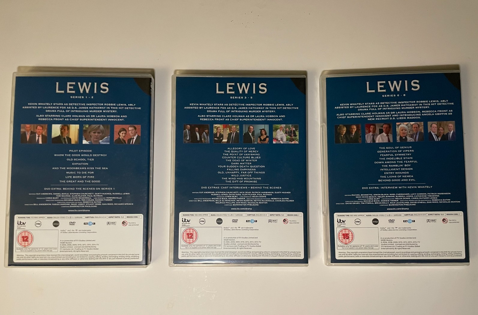 Lewis Series 1-8 DVD Collection – 17 Discs PAL Region 2 |