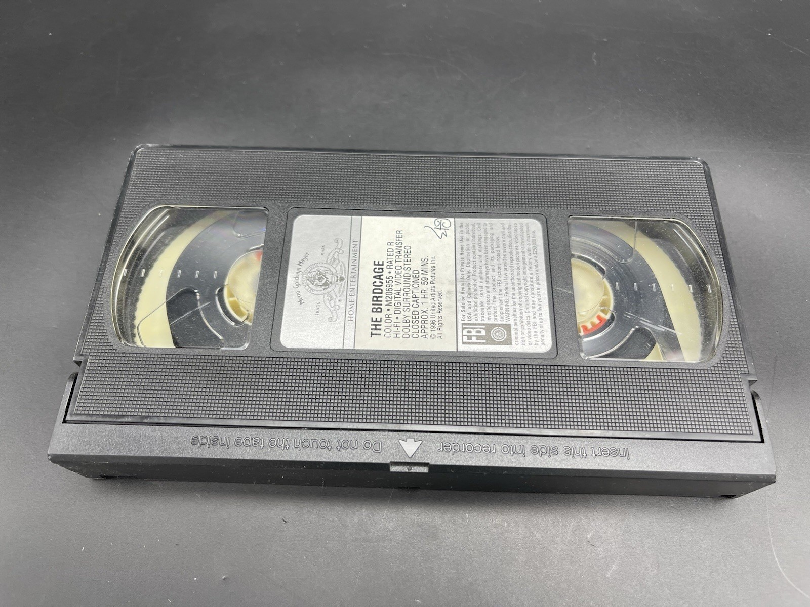 The Birdcage VHS 1996 Robin Williams, Nathan Lane, Gene Hackman, Dianne West