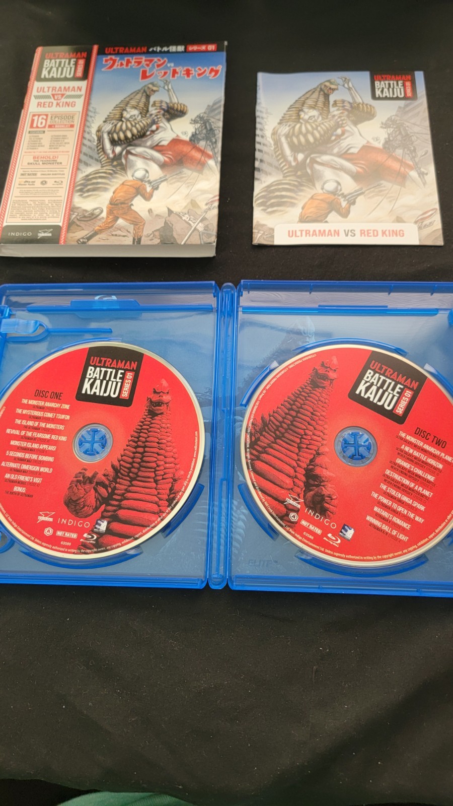 Ultraman Battle Kaiju 01 – Vs Red King Blu Ray Like New