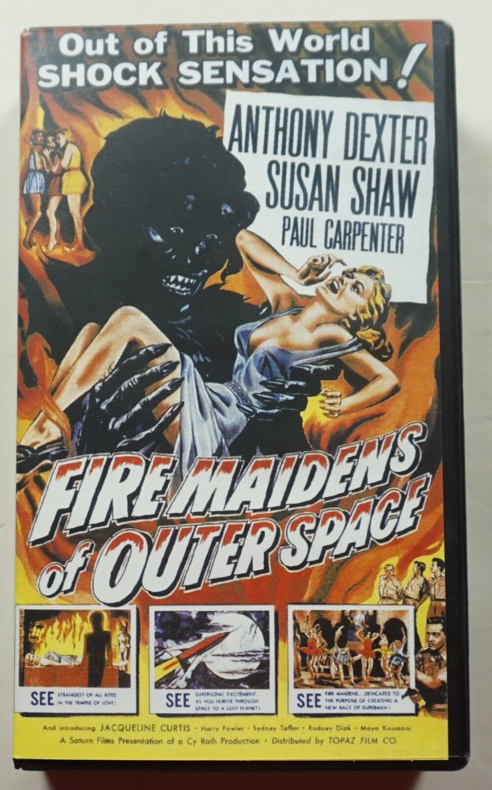 Fire Maidens of Outer Space VHS Tape 2005 Nostalgia Family Sci-Fi Horror