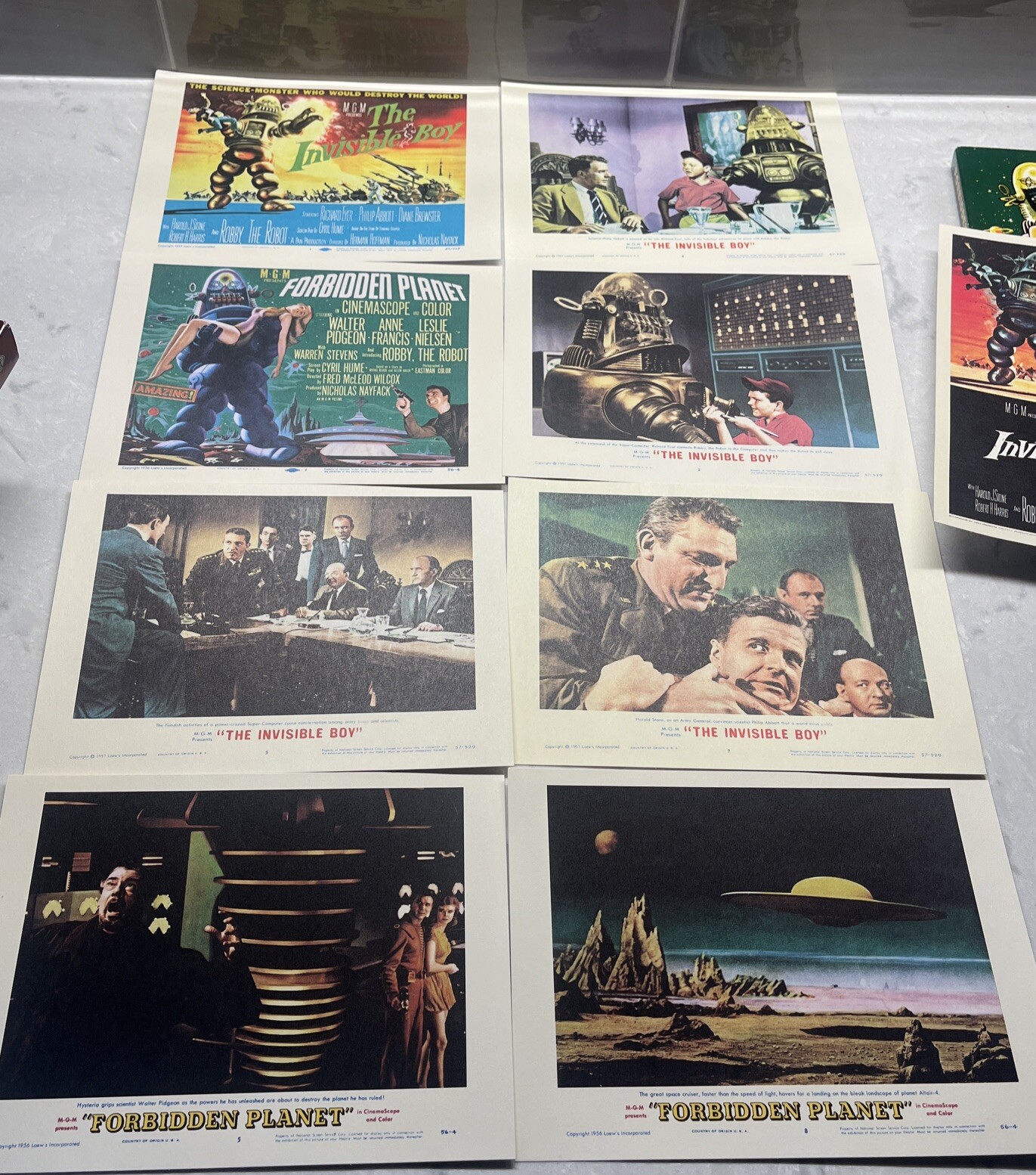 Forbidden Planet (DVD, 2006, 2-Disc Set, 50th Anniversay Edition)w/ Lobby Cards