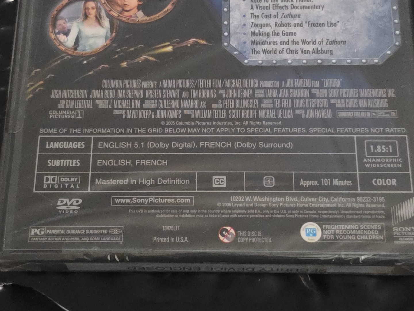 Zathura: a Space Adventure NEW Special Edition DVD, 2005