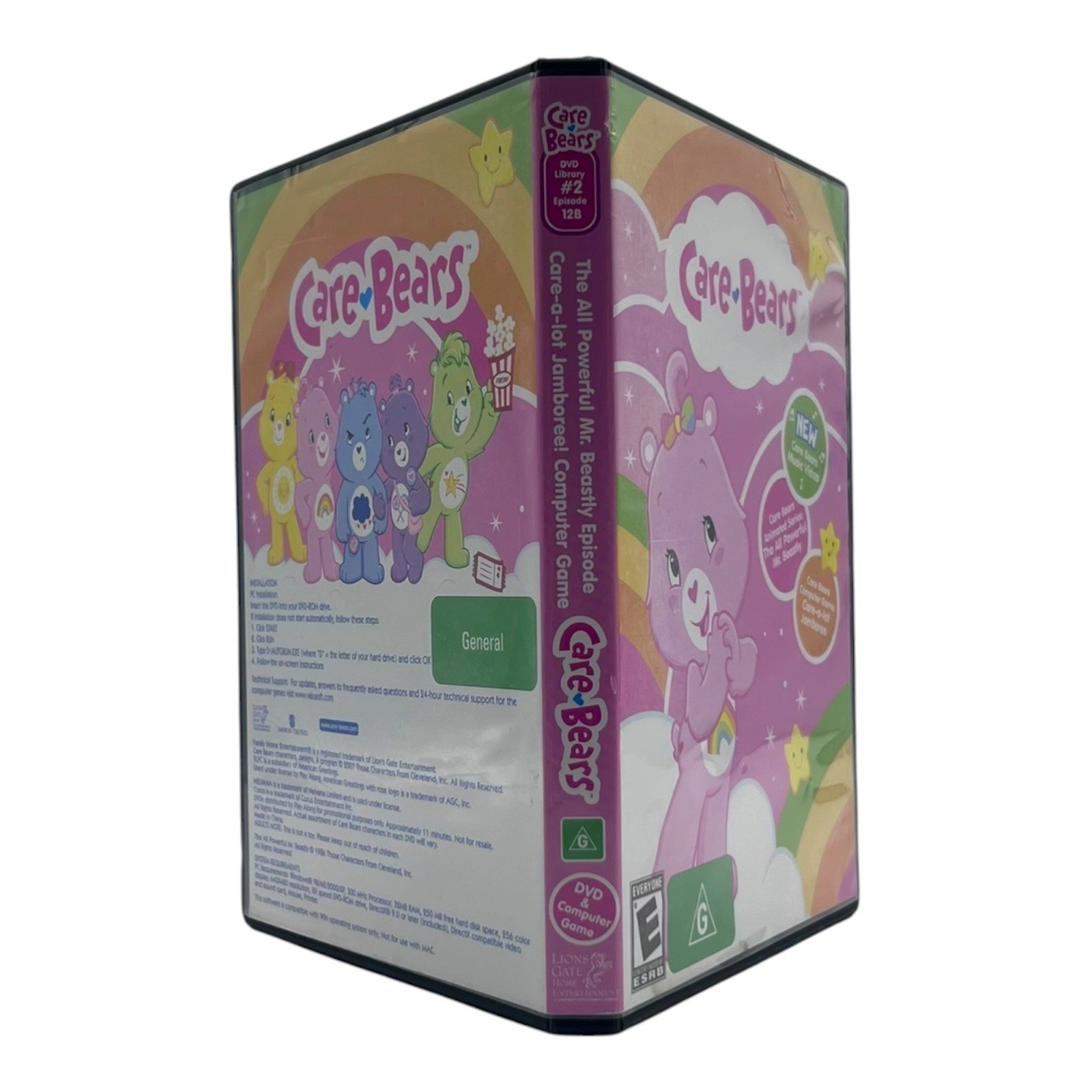 Care Bears DVD Library: Volume 1 + 2 [Episodes 12A 12B] Kids Episodes & PC Games