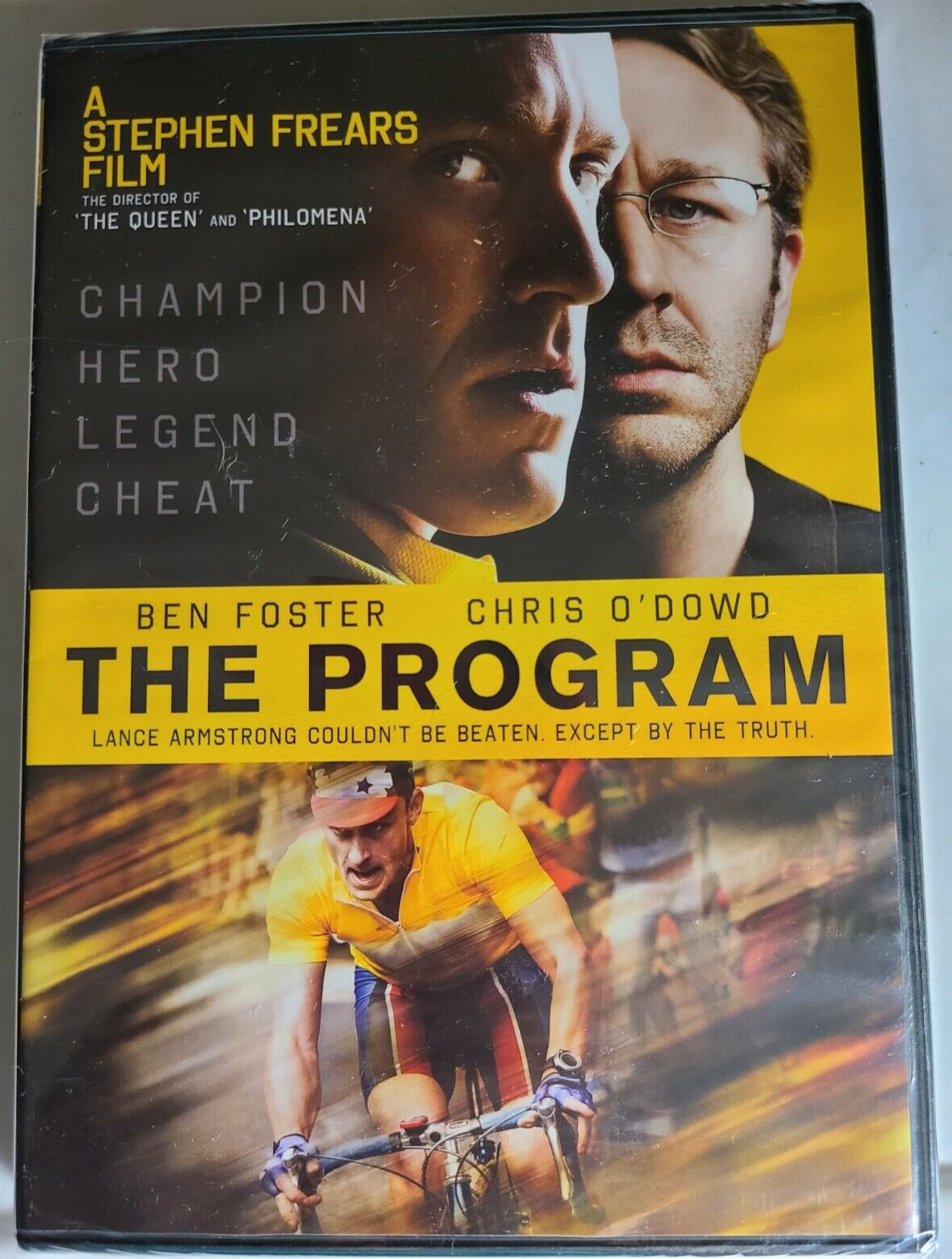 The Program: The Lance Amstrong Story [2015](DVD,2016,Widescreen)Ben Foster,NEW!