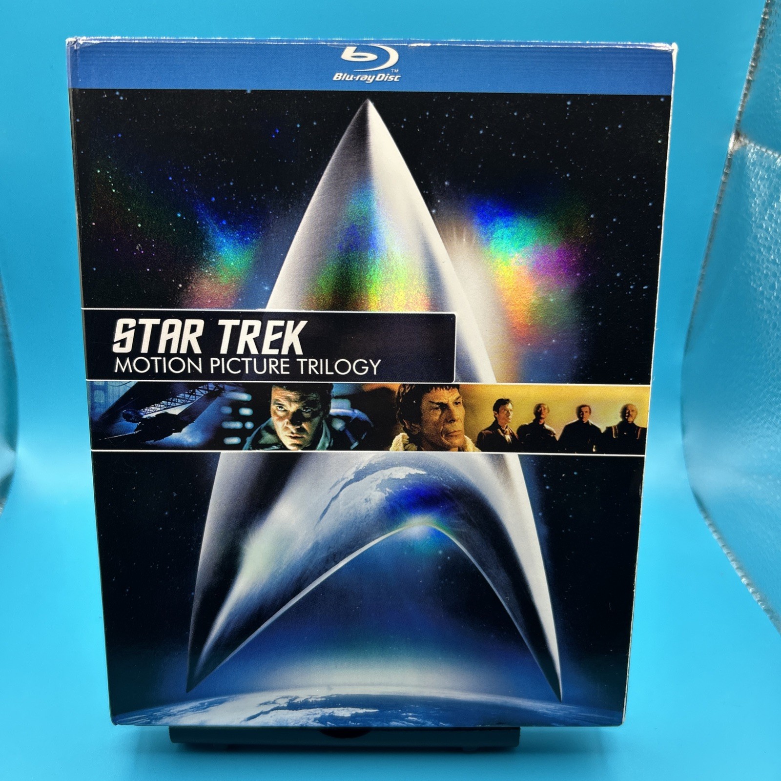 Star Trek Motion Picture Trilogy II III IV (Blu-ray, 2009, 3-Disc Box Set)