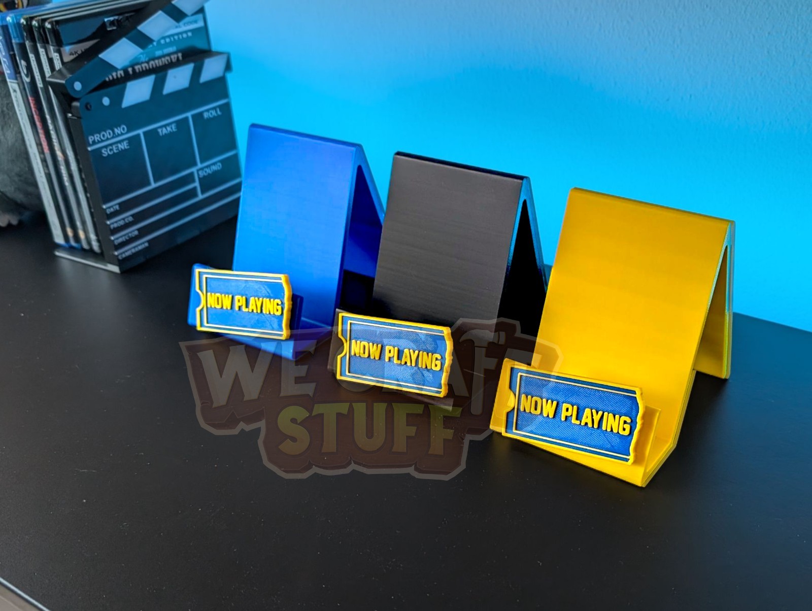 Retro Video Store Movie Display Stand | VHS DVD Blu-ray Game Holder