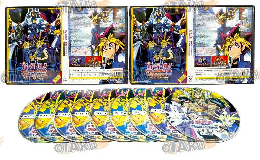 YU-GI-OH ! DUEL MONSTERS – ANIME TV SERIES DVD (1-224 EPS + MOVIE) SHIP FROM US