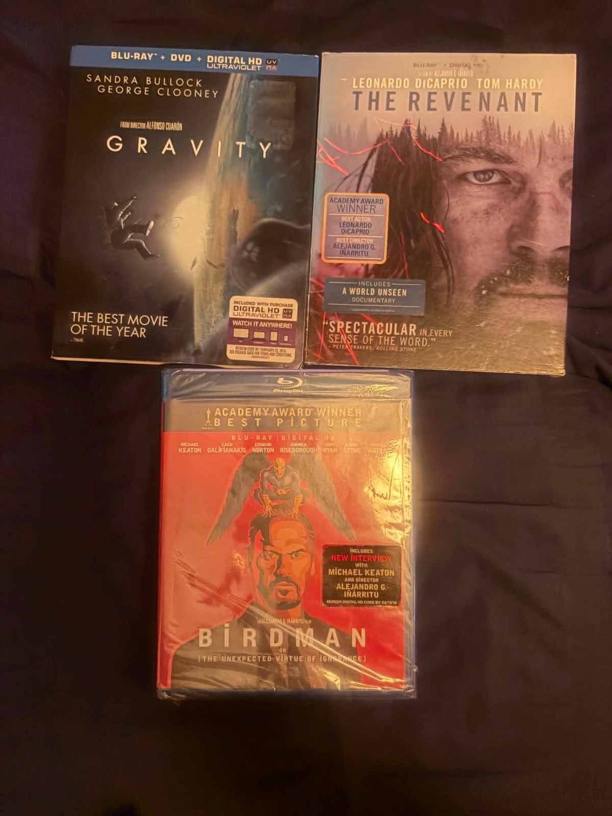 Lot/3 Blu-ray – Assorted Pre-owned (Iñárritu / Cuarón)
