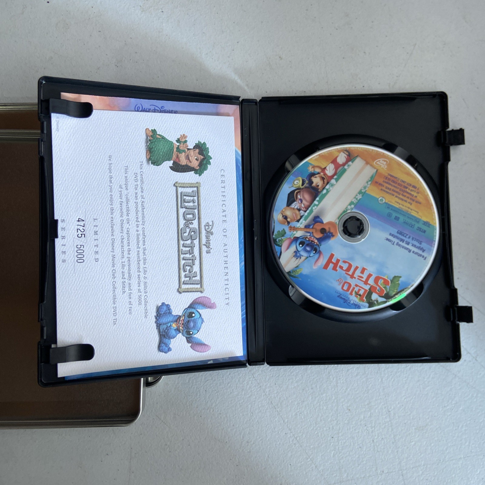 Disney’s Lilo & Stitch Collectible DVD Tin Limited Series Widescreen