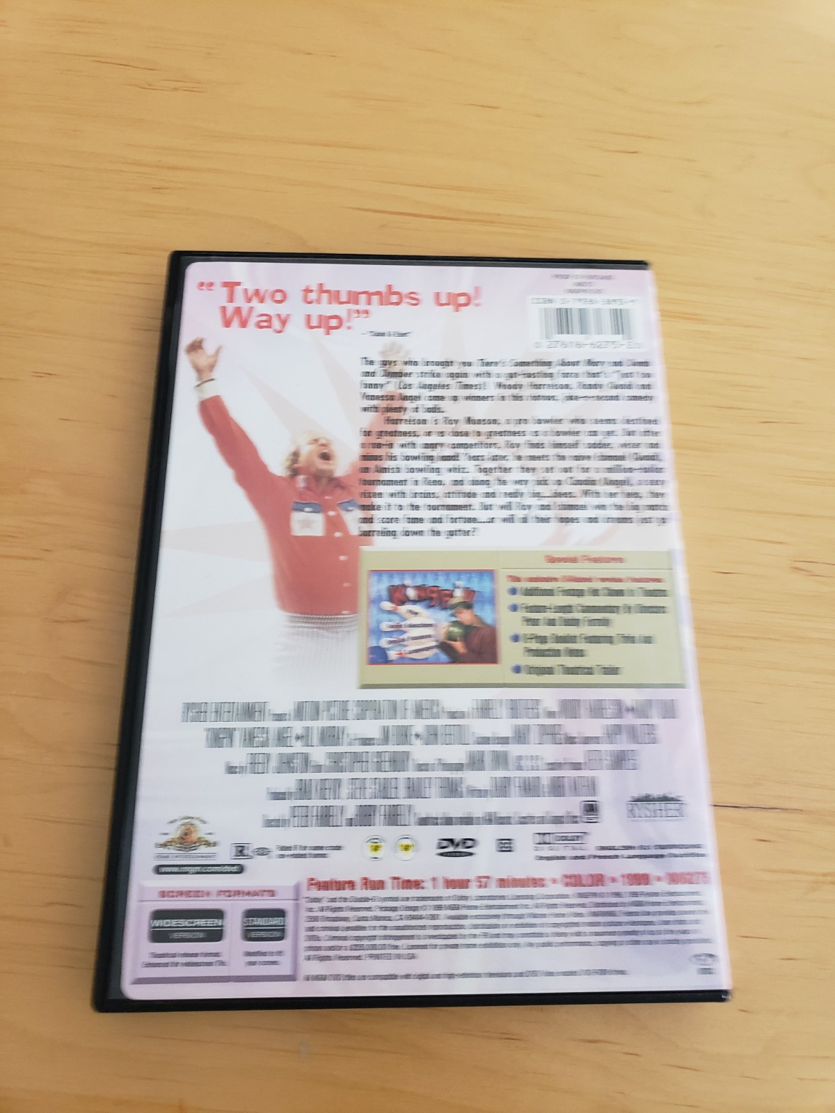 Kingpin DVD 1996 MGM Woody Harrelson Randy Quaid Bill Murray Comedy Widescreen