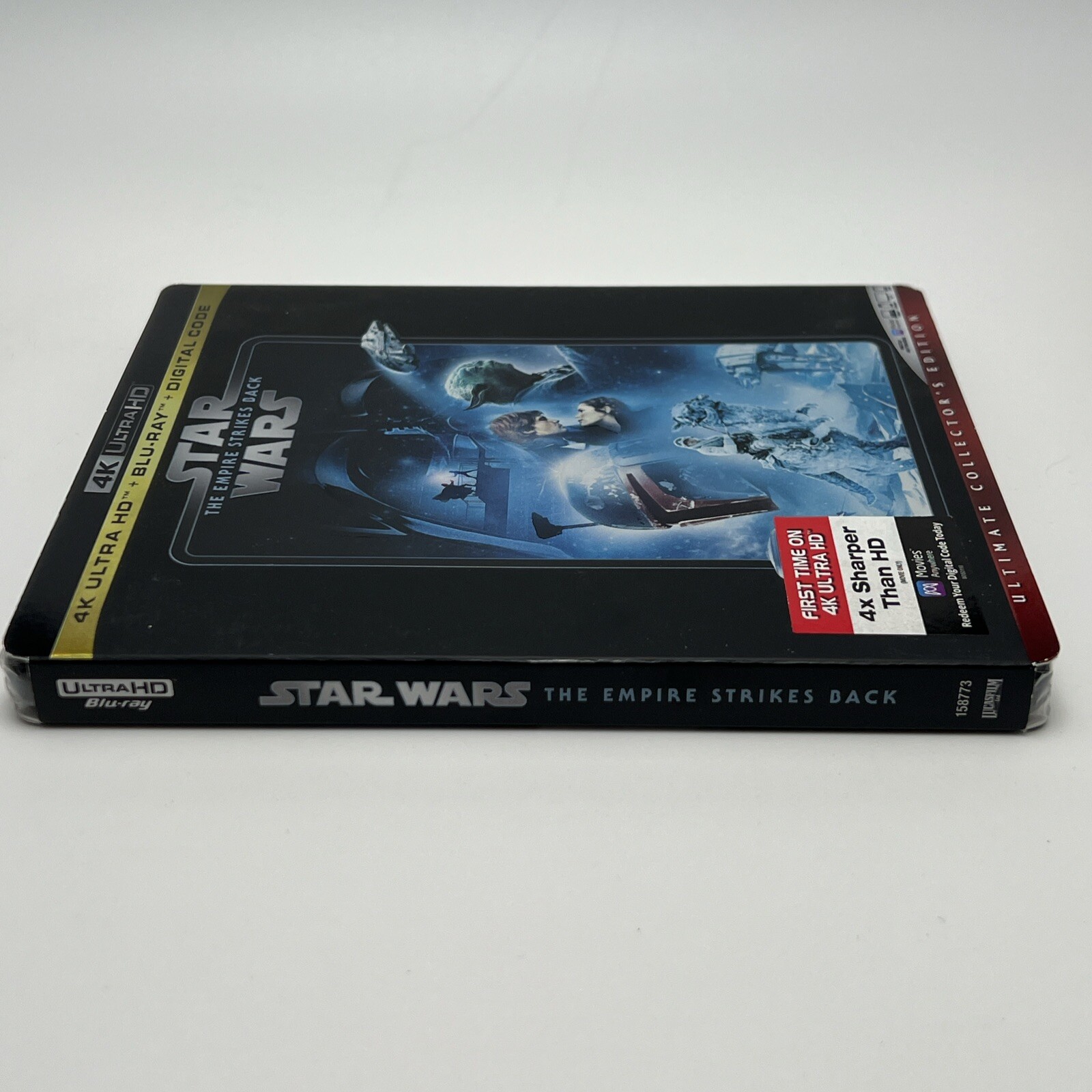 Star Wars Empire Strikes Back (1980) 4K Ultra HD Blu-ray w/RARE SLIPCOVER A++