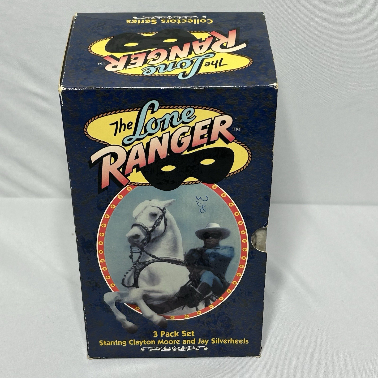 The Lone Ranger 3 Pack Set VHS Video Cassette Clayton Moore
