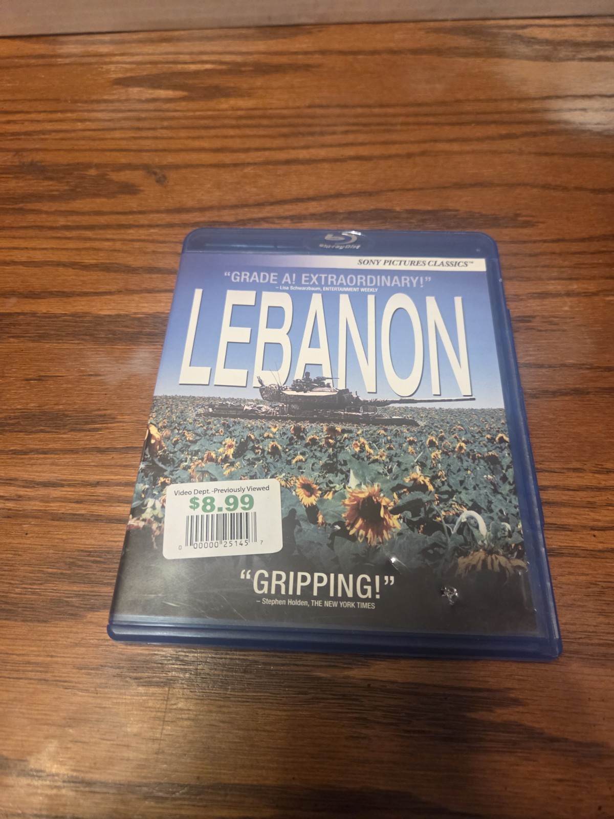 Lebanon (Blu-ray, 2009) War Sony Pictures Classics