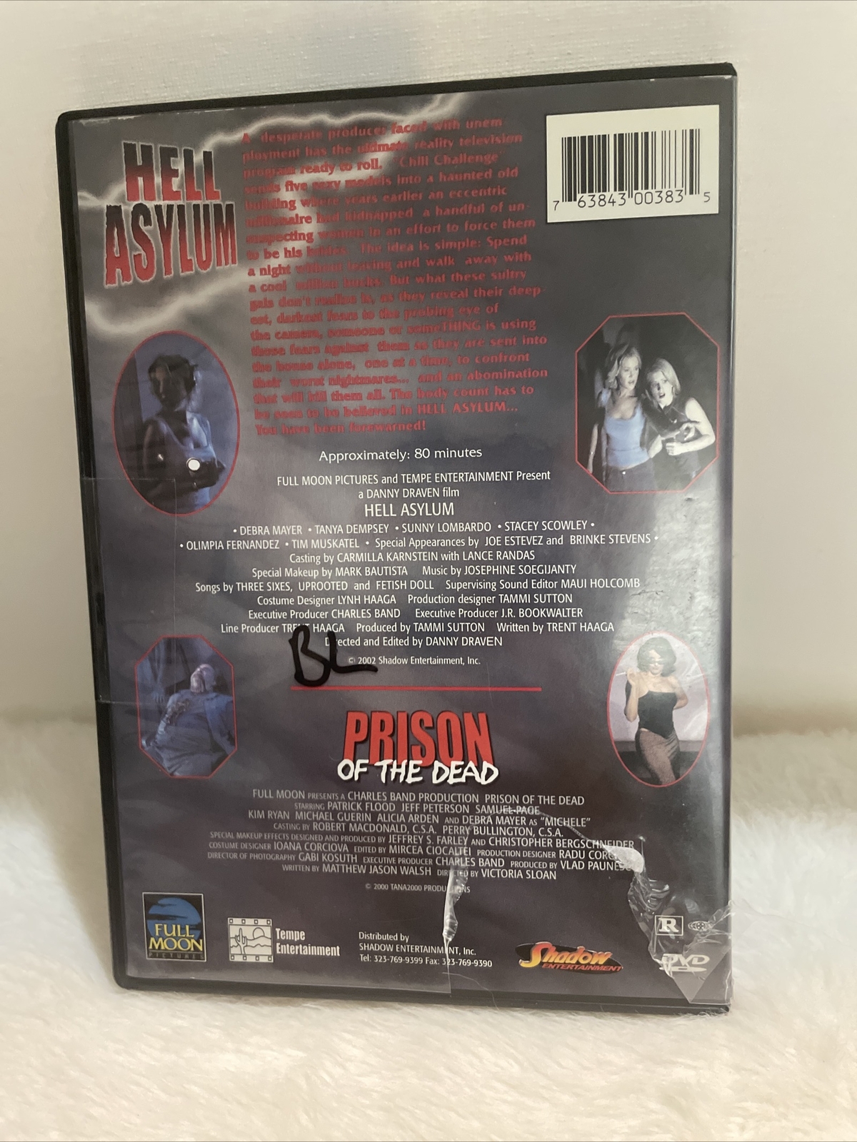 Hell Asylum – Prison of the Dead – Double Feature Patrick Flood Debra Mayer DVD