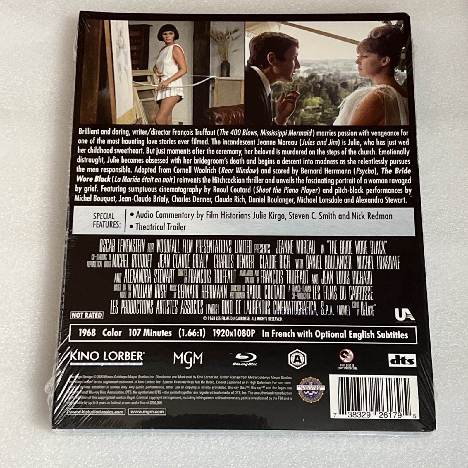 The Bride Wore Black (KL Studio Classics Blu-ray, 1968) New Sealed OOP Slipcover