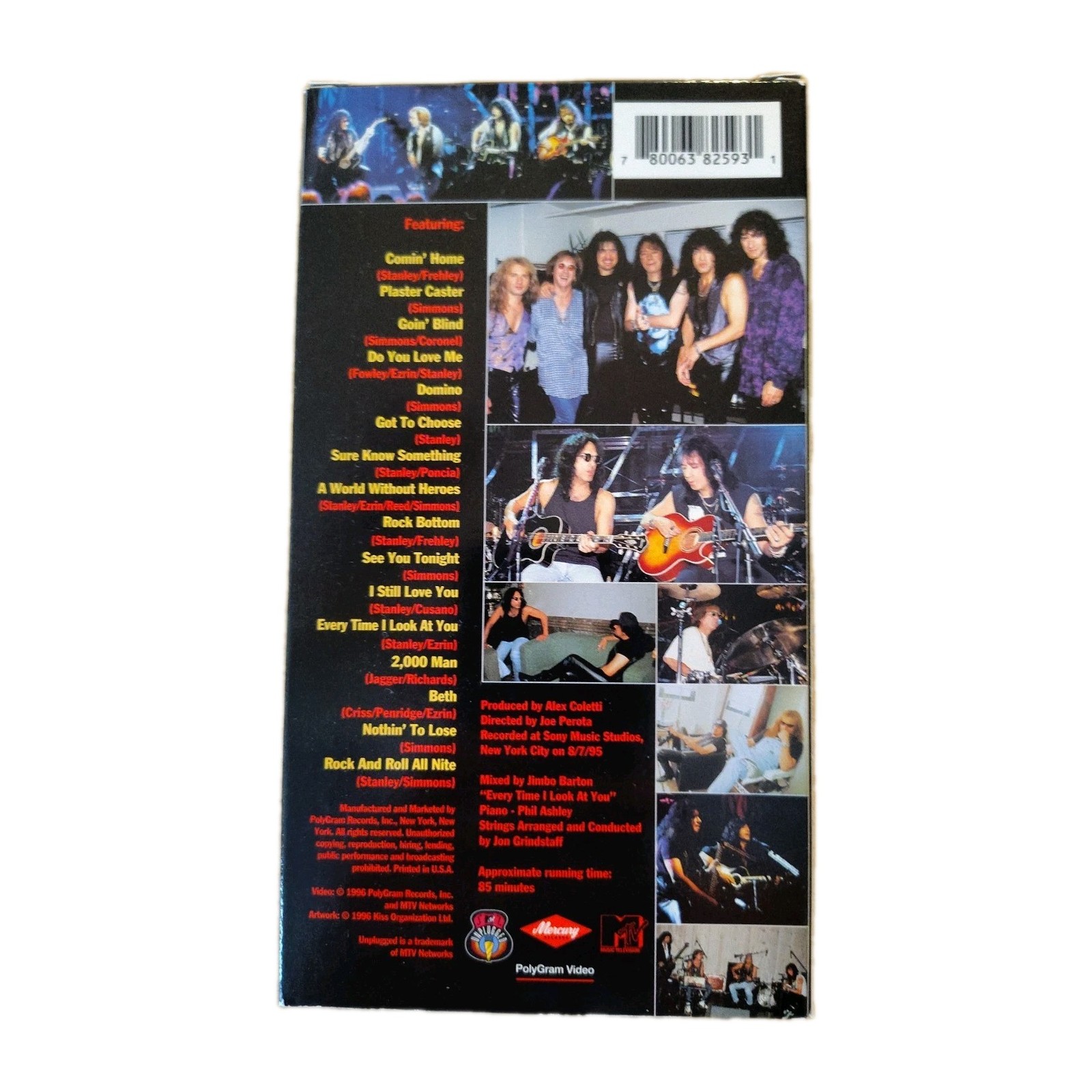 KISS – Unplugged (VHS, 1996)