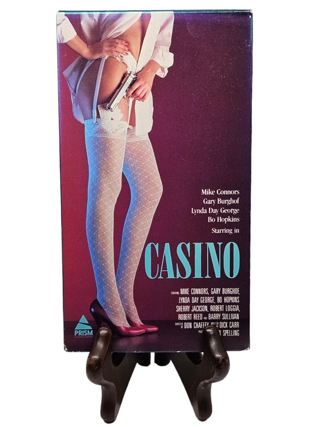 Casino VHS Movie Video 1937 1979 Blockbuster Rare Original Slip Case Adult Cult
