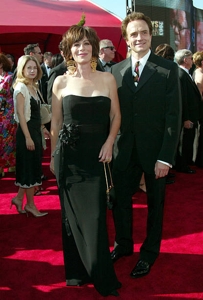 Jane Kaczmarek Bradley Whitford at 55th Emmy Awards – Historic Old Photo 1