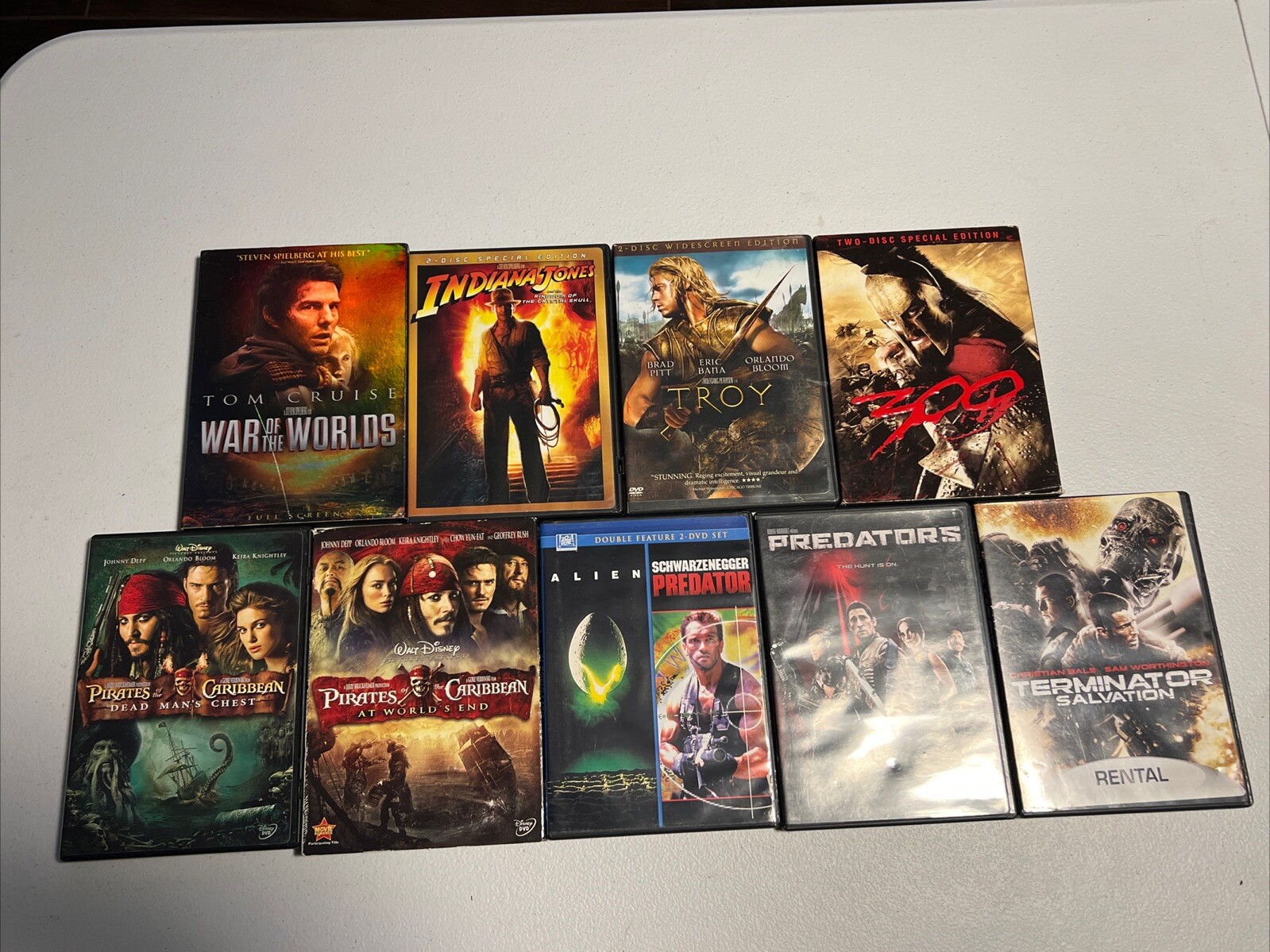 Sci-Fi/Drama Movie Lot – 10 DVD Lot Pirates Of The Caribbean, Predator, More