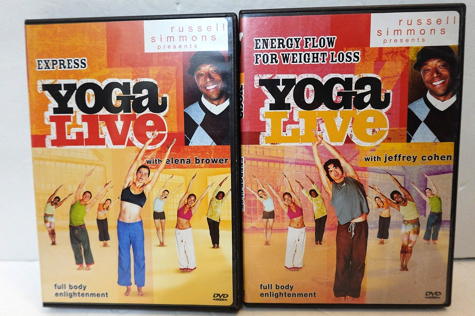Express Yoga Live (DVD lot) Energy Flow for Weight Loss