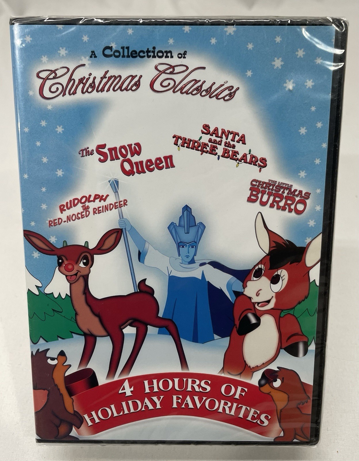 CHRISTMAS CLASSICS DVD 4 Stories 4 Hours Animated Kids BRAND NEW FACTORY SEALED!