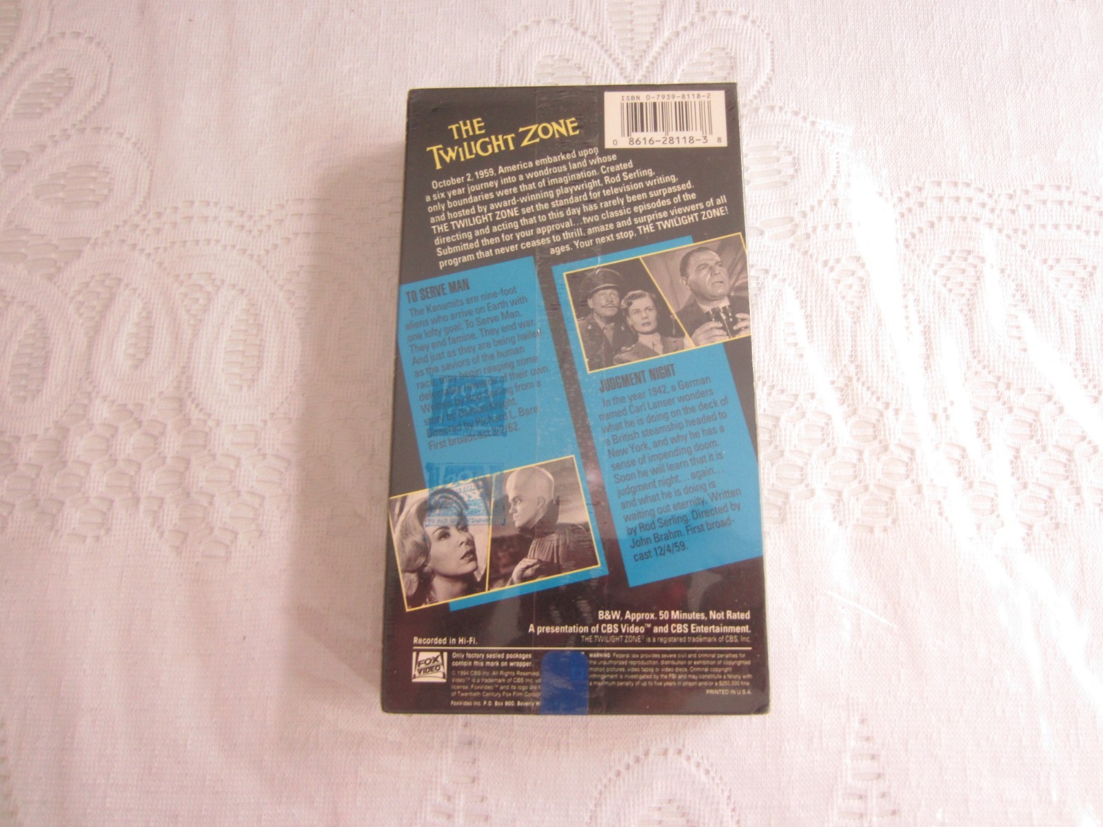 The Twilight Zone Vol. 17: 1962 To Serve Man/1959 Judgment Night VHS – New