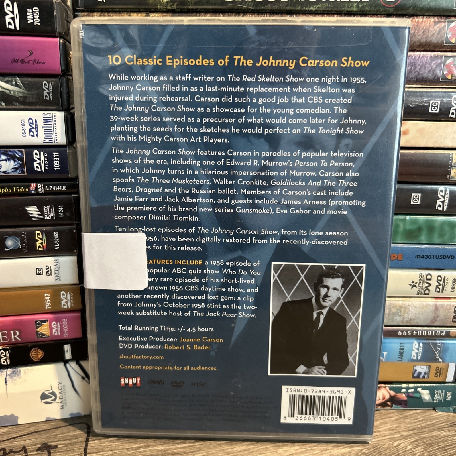 The Johnny Carson Show DVD Classic Comedy Throwbacks B&W CBS ABC Tv Show New – F