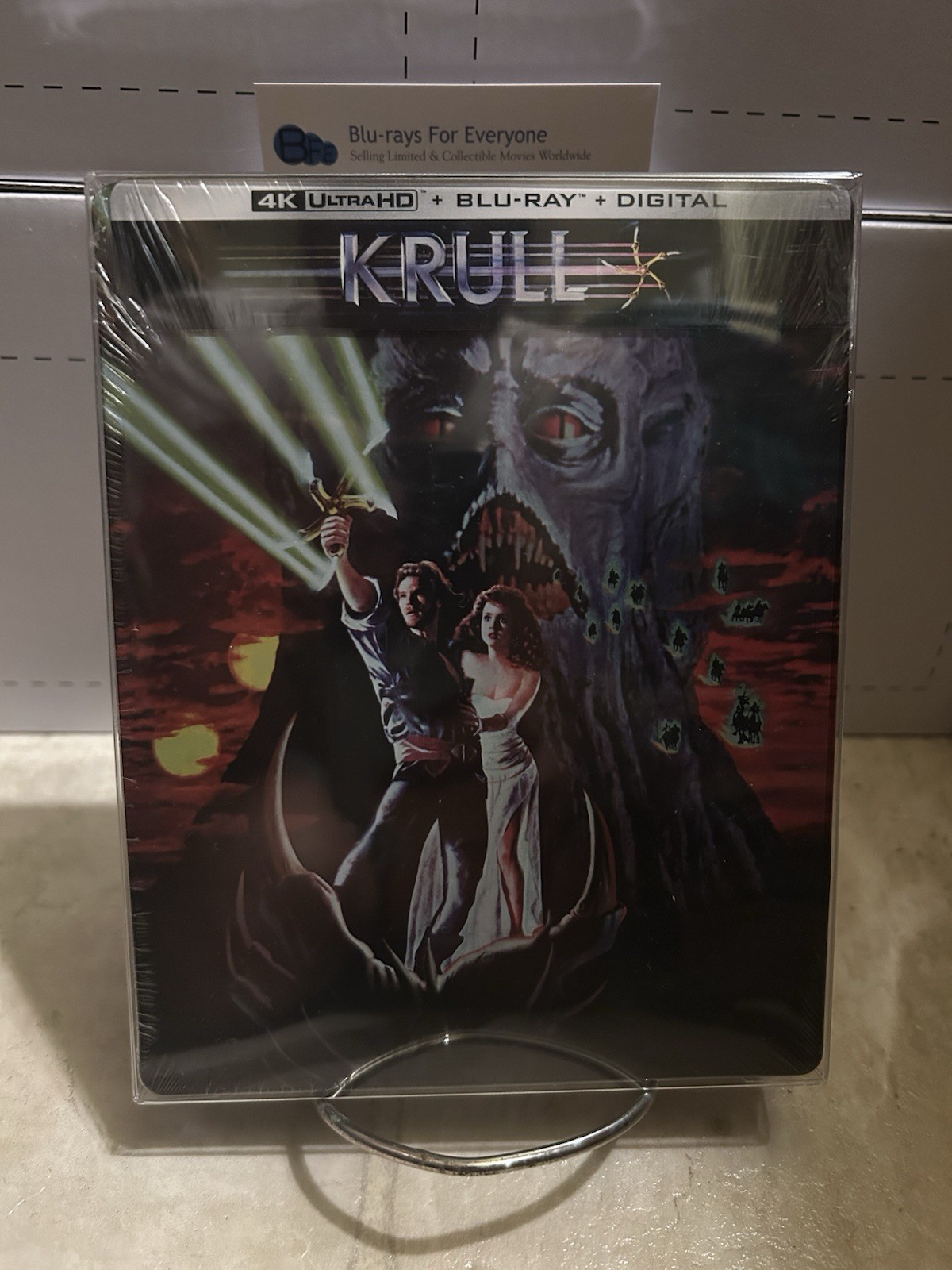 New & Sealed Krull 4K SteelBook UHD Blu-ray [1983] No Dent – Ships Next Day
